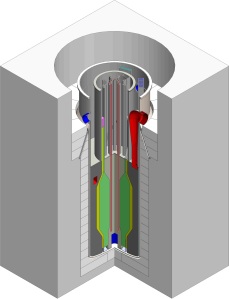Iso Cutout View of Reactor Cavity